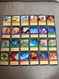 Lotto carte Diseny Lorcana JAP