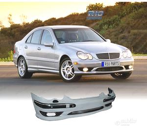 PARAURTI ANTERIORE PER MERCEDES W203 00-04 LOOK AM