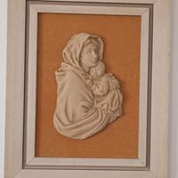 Quadro Madonna in rilievo