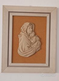 Quadro Madonna in rilievo