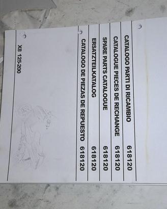 CATALOGO PARTI DI RICAMBIO X8 PIAGGIO 618120