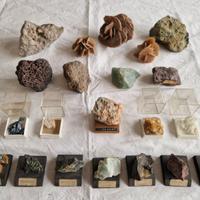 Raccolta di minerali – lotto di 120 pezzi circa