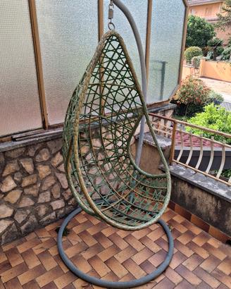 sedia sospesa da esterno/intrno