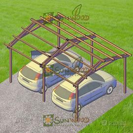 Pergole e Carport in legno di pino su misura