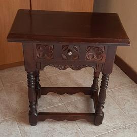 TAVOLINO LEGNO ANTIQUARIATO
