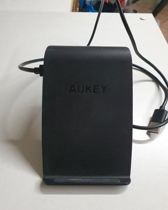 caricabatterie wireless aukey 