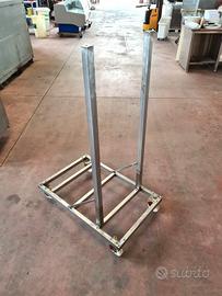 Carrellino inox usato artigianale