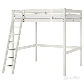 letto soppalco ikea STORA bianco