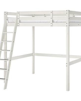 letto soppalco ikea STORA bianco