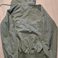 giacca a vento leggera grigia a quadretti "REFREE"