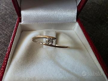 Anello oro bianco