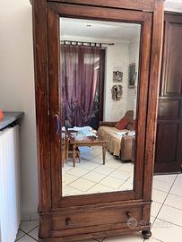 ARMADIO VINTAGE A SPECCHIO