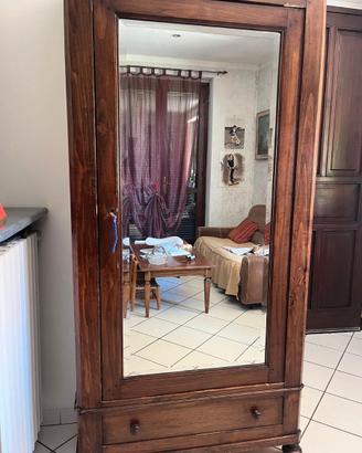 ARMADIO VINTAGE A SPECCHIO