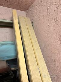 Battiscopa bianco in legno circa 99m