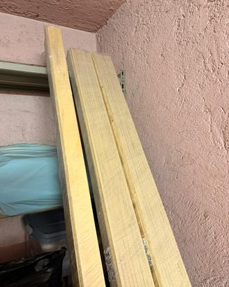 Battiscopa bianco in legno circa 99m