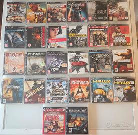 collezione giochi guerra Playstation 3