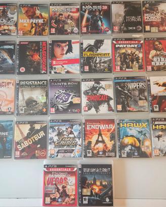 collezione giochi guerra Playstation 3