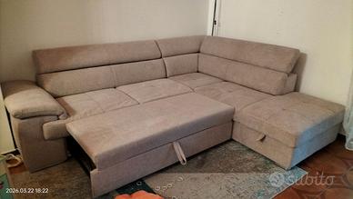 Divano letto  con contenitore nuovo
