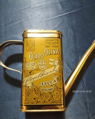 Oliera vintage in acciaio