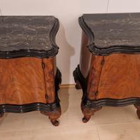 Coppia comodini Chippendale