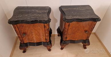 Coppia comodini Chippendale