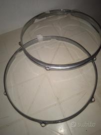 Coppia cerchi per Tom Batteria acustica misura 12 