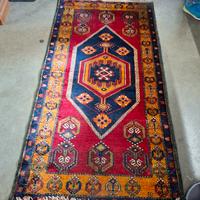 tappeto Fantasia gialla/rossa/blu