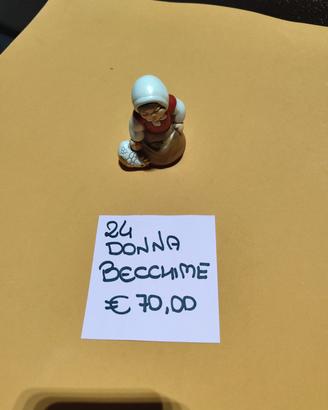 DONNA CON BECCHIME PRESEPE THUN CLASSICO 