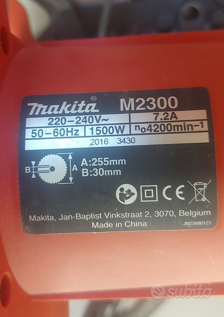 Makita M2300 sega circolare da banco 255 mm