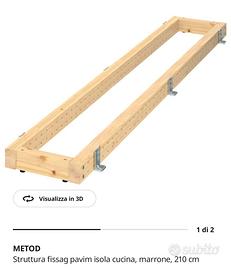 Ikea struttura fissaggio isola cucina