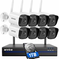 DVR + 8 camere 1 terabyte memoria+schermo 14"