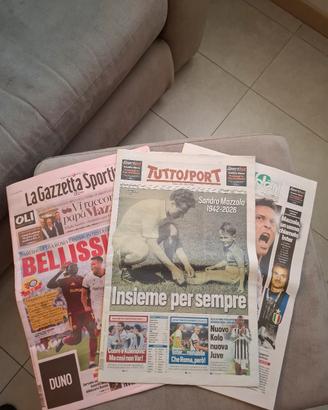 Sandro Mazzola Gazzetta dello Sport con TuttoSport