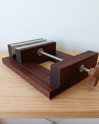 H35 Morsa da Banco Artigianale Legno Massello