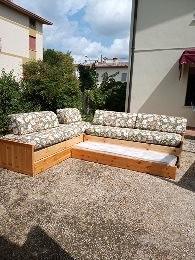 divano letto 3 posti legno massiccio