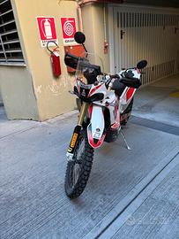 Kove 450 rally 2025 con scarico e centralina