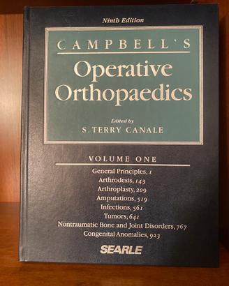 Operative Orthopaedics by Terry Canale
