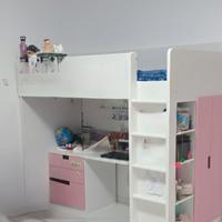 letto soppalco ikea smastad