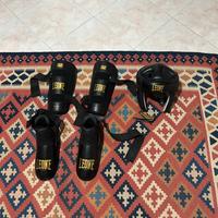 Paratibie e caschetto leone taglia L