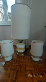 tris di lampade da tavolo 