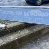 Insegna negozio completa funzionante 190 x 50