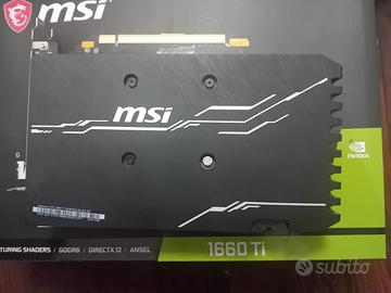 Scheda grafica GPU MSI GTX 1660 Ti Ventus XS 6G