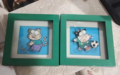 Quadretti animali per cameretta 