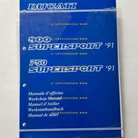 Ducati Supersport 900 750 1991 manuale officina