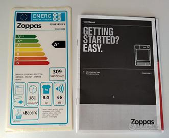 Asciugatrice Zoppas classe A+