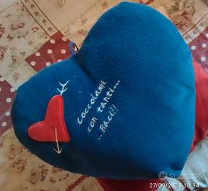 Cuscino a Cuore Vintage Baci Perugina - 20 Anni di
