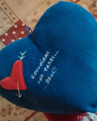 Cuscino a Cuore Vintage Baci Perugina - 20 Anni di