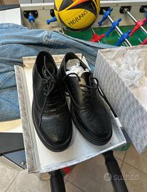 Scarpe nere college donna