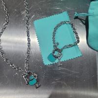 set tiffany cuore verde 