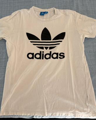 T shirt adidas bianca classica