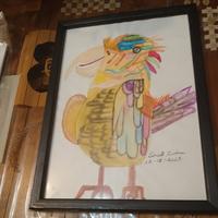 Primo piano di pappagallo variopinto